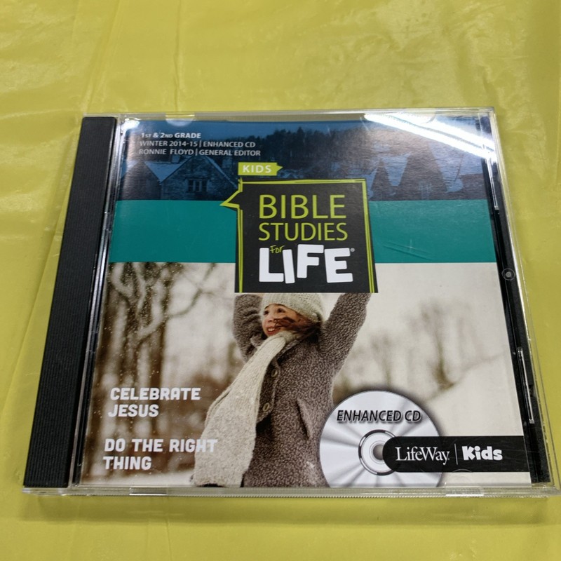 KIDS BIBLE STUDY LIFE (LIFEWAY KIDS) 1ST & 2ND GRADE WINTER 2014-15. ENHANCED CD