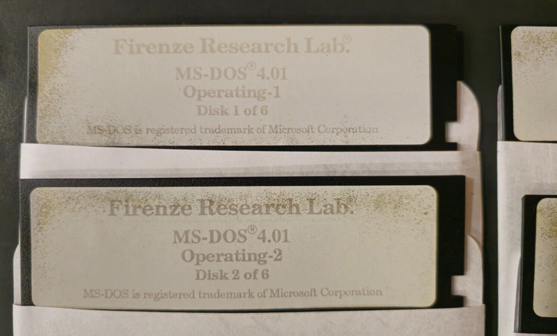 MS-DOS 4.01 - 6 Disks - VINTAGE MICROSOFT by Firenze Research Lab gallery