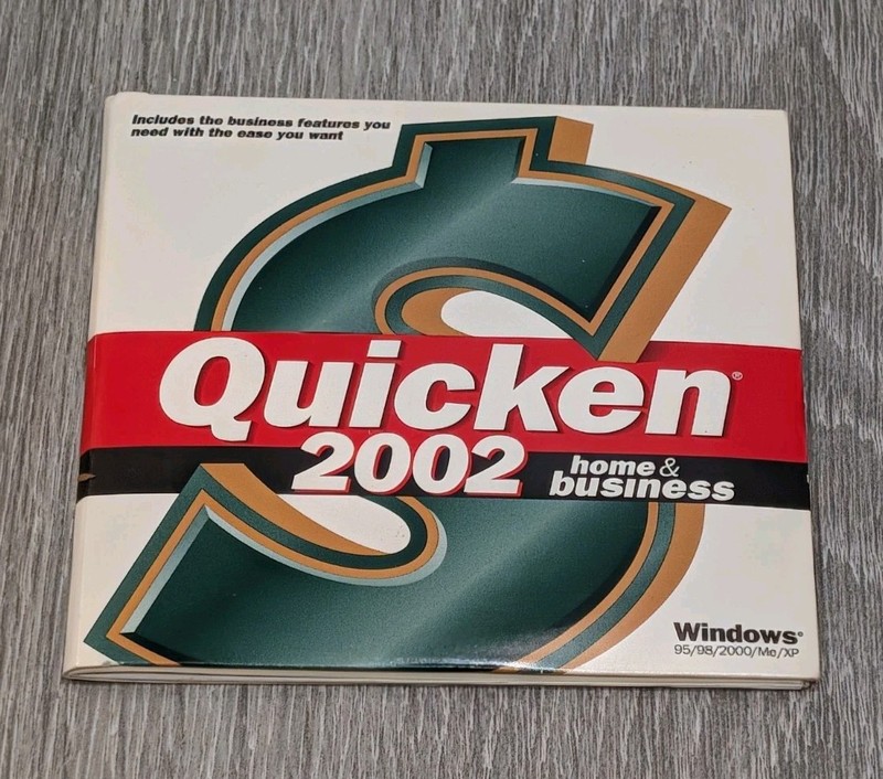 Quicken Home & Business Manage your Home & Business 2002 gallery