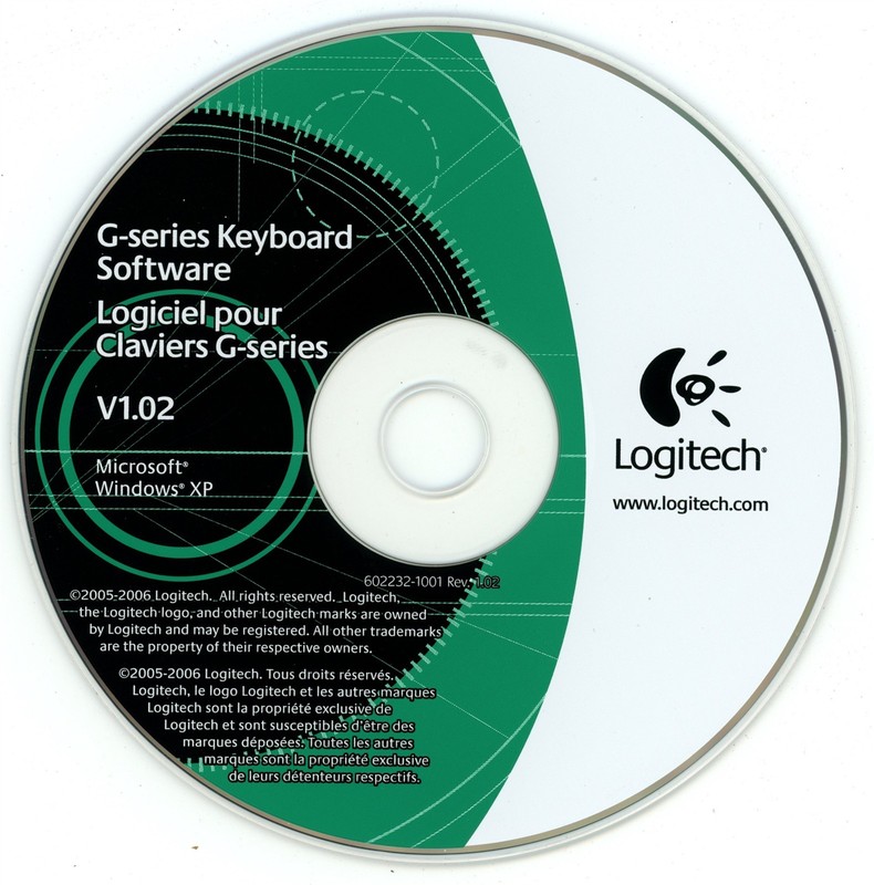 Logitech G-Series Keyboard Software V1.02 – Install Disc – TESTED NO TRACKING