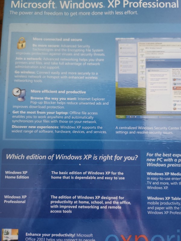 Microsoft Windows XP Professional with SP2 E85-02670 gallery