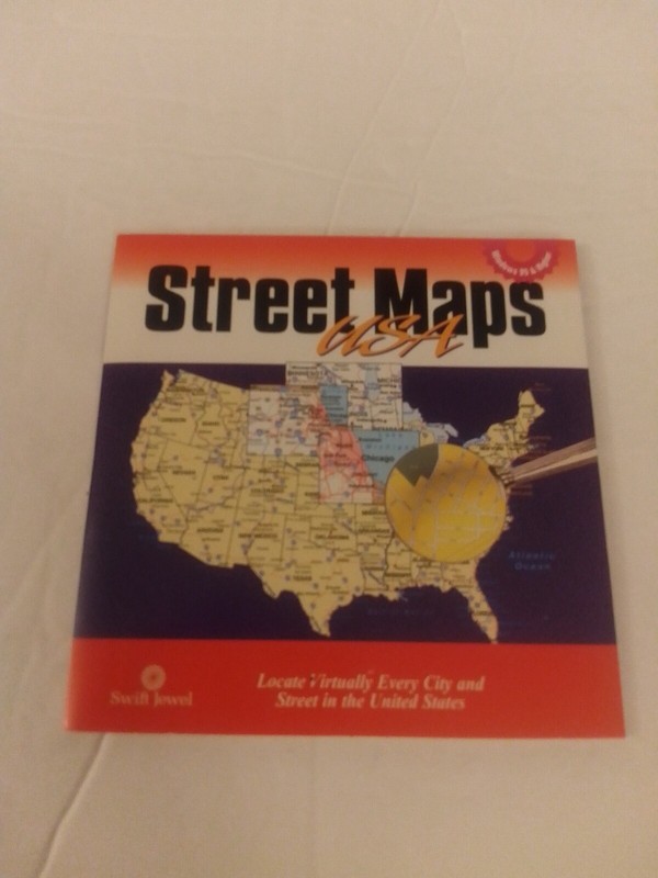Cosmi Swift Jewel Street Maps USA 1999 Edition For Windows 95 To XP Brand New