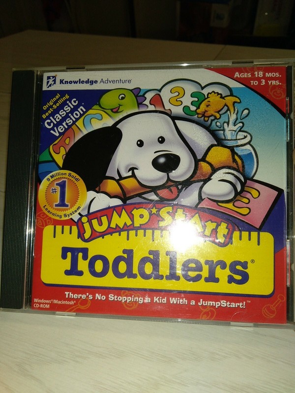 Jump Start Toddlers PC CD-ROM being sold as is. Great tool for parents. Vintage