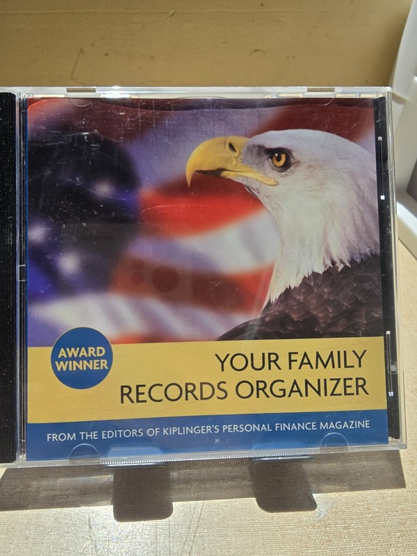 Kiplinger’s Personal Finance Your Family Records Organizer CD ROM WIN/MAC 2006