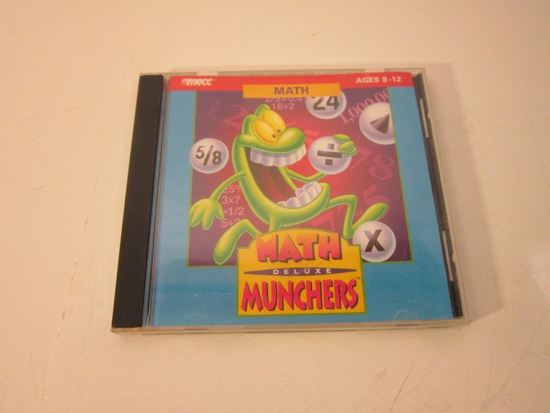 Math Munchers Deluxe WIN/MAC MECC Ages 8-12 1995 #G16