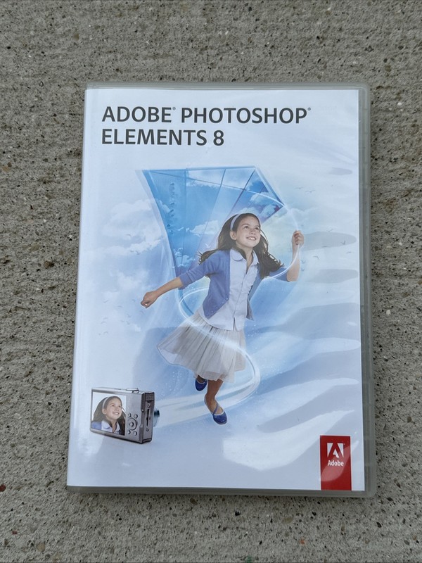 Adobe Photoshop Elements 8.0 MAC OS TX232LL/A – Very Good Condition Works Great!