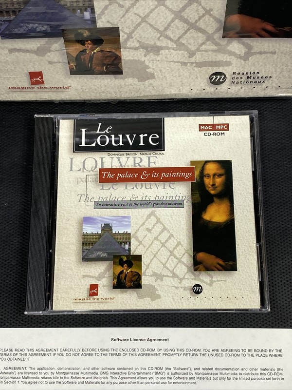 Le Louvre - The Palace And Its Paintings - CD-Rom - Mac or PC 1995 Excellent! gallery