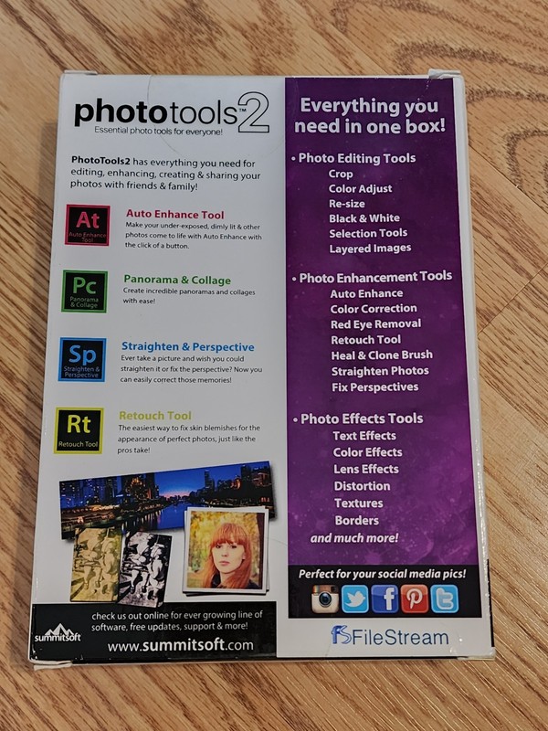 PHOTOTOOLS 2 SUMMITSOFT 4 Photo Editing Tools In 1 gallery