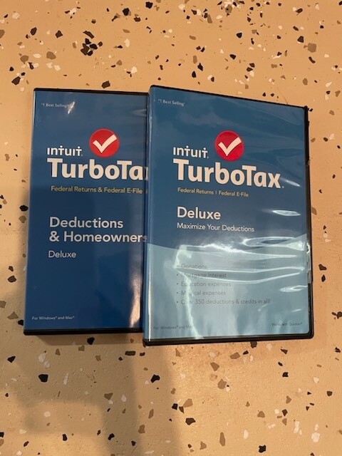 Turbo Tax Deluxe- Lot of 2014 and 2015 gallery