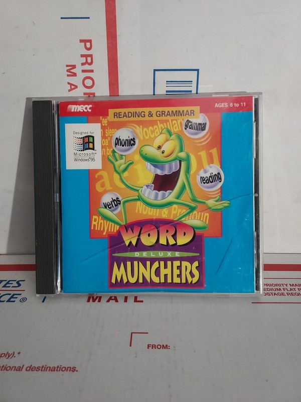 The Learning Company Word Munchers Deluxe for PC Mac CD-ROM No Key Codes – #13