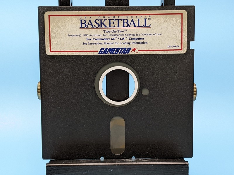 GBA Championship Basketball Gamestar 5.25 Floppy Commodore 64/128: Vintage 1986 gallery
