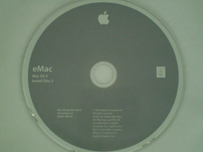 Apple Macintosh eMac (2004) Software Install/Restoration CD’s - 2 CD's gallery