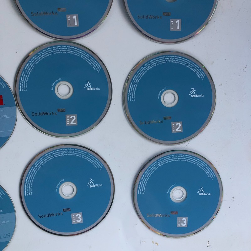 SolidWorks 2000 to 2003 DVD Software Discs LOT 3D SWCDR03 SP3+What's New Book gallery