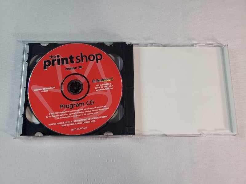 Lot of 3 Vintage PC CD-ROM Software Print Shop, 3D World Atlas, Board & Strategy gallery