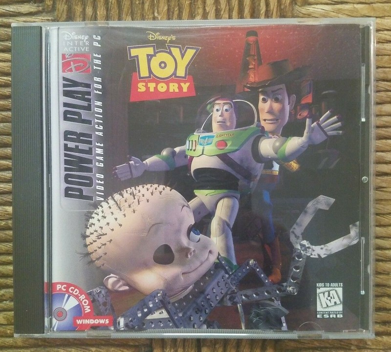 DISNEY TOY STORY POWER PLAY – PC CD ROM – WINDOWS 95/98 – 1996 Buzz