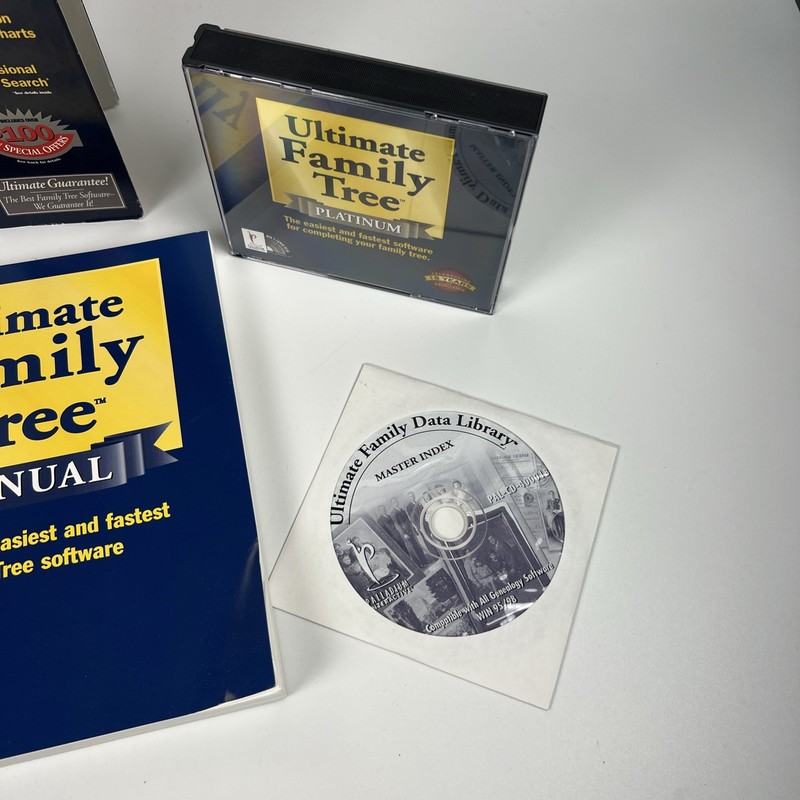 Ultimate Family Tree Software PC CD ROM 1998 Ancestry Genealogy gallery