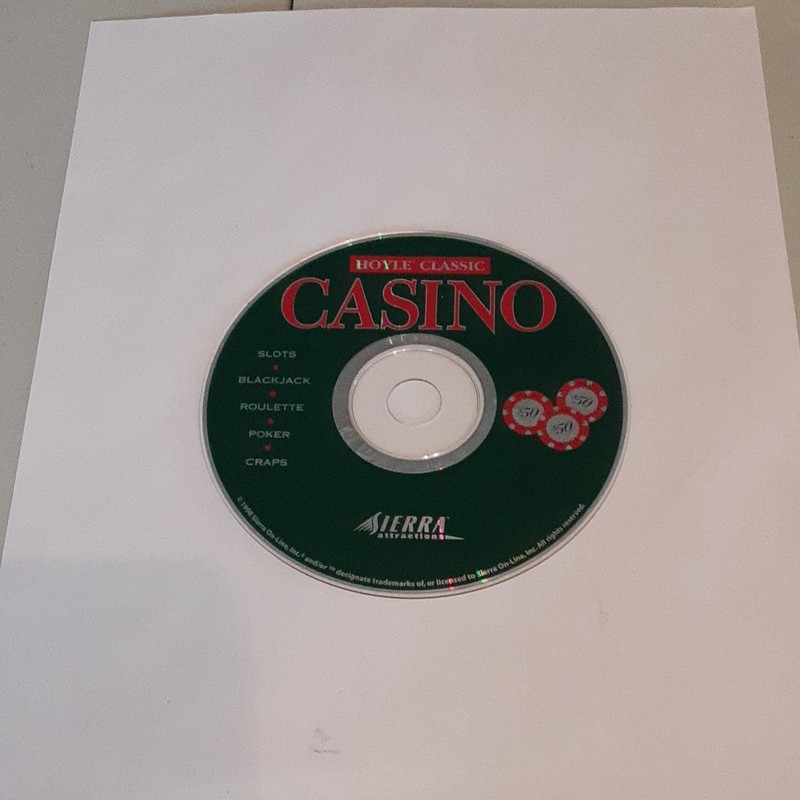 Sierra Hoyle Classic Casino PC Game CD-ROM Disc - Casino gallery