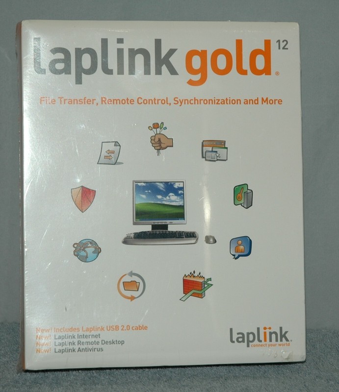 New LAPLINK Gold 12 File Transfer Remote Access Software New Sealed