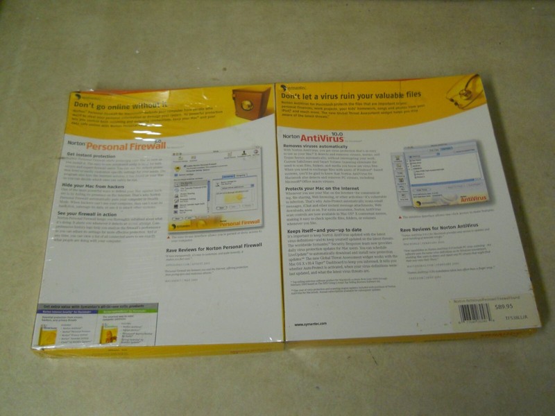 Symantec Norton AntiVirus 10.0 & Personal Firewall 3.0 for Macintosh OS X v10.4 gallery