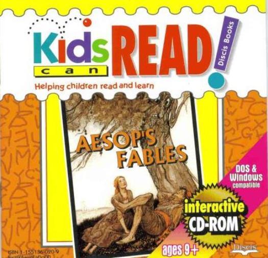 Aesop’s Fables Storybook PC CD children learn moral stories collection! CD-ROM