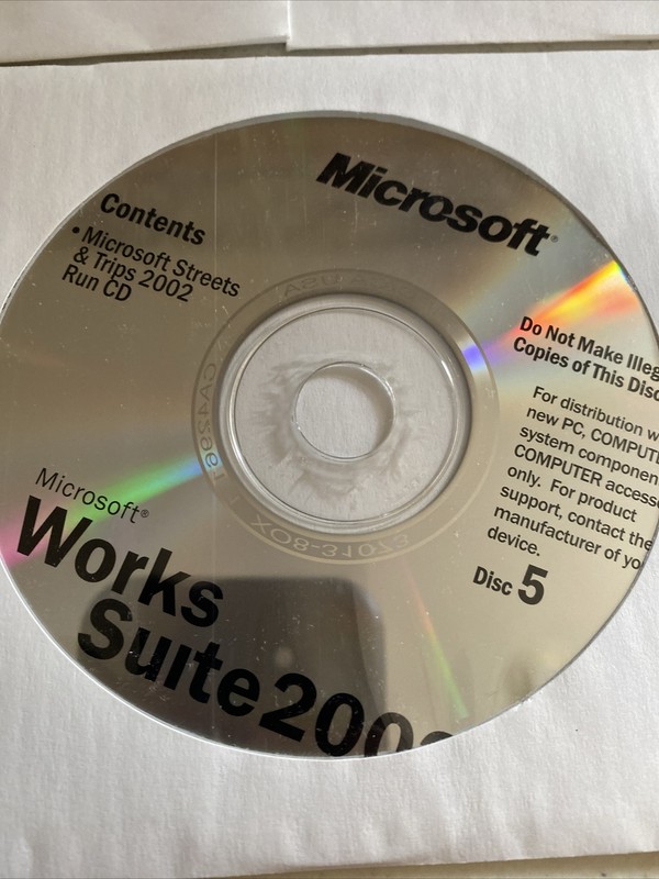 Microsoft Works Suite 2002_ Word, Money, Works, Encarta, Street & Trips, Picture gallery