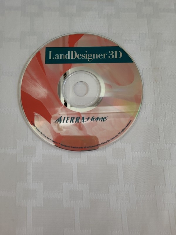 3D LandDesigner Landscaping Land Designer PC Win XP Software by Sierra 2000