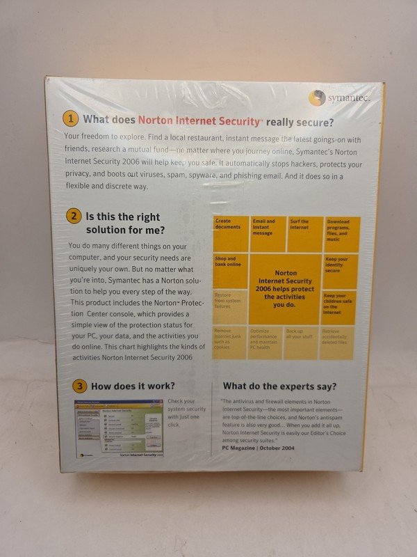Norton Internet Security 2006 - BRAND NEW SEALED WINDOWS Xp/2000 gallery
