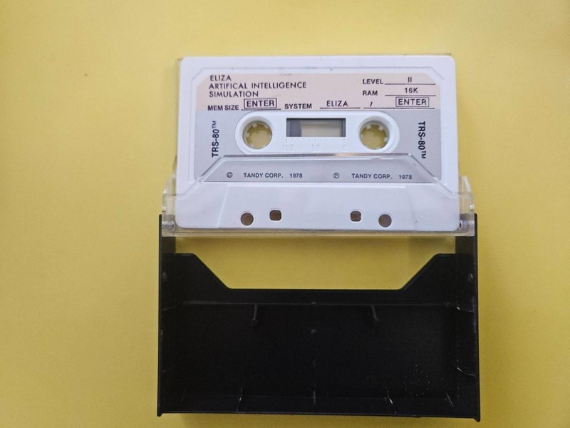 WORKING! Talking Eliza Cassette TRS-80 Model I / III – requires Level II, 16K