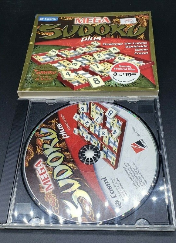 MEGA SUDOKU PLUS PUZZLES FOR KIDS FOR MICROSOFT WINDOWS 98SE/ME/2000/SP4/XP