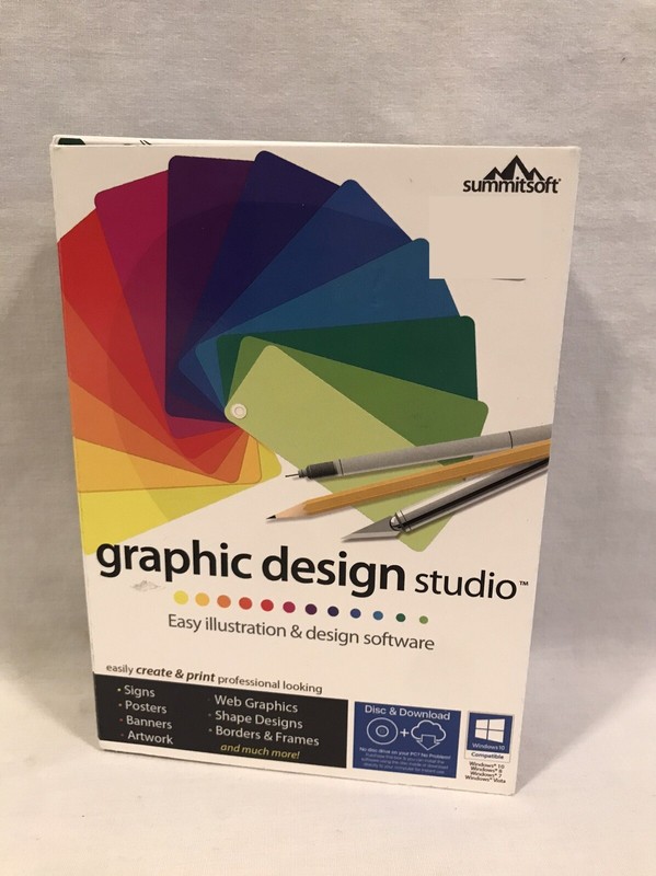 Summitsoft Graphic Design Studio for Windows BRAND NEW FACTORY SEALED