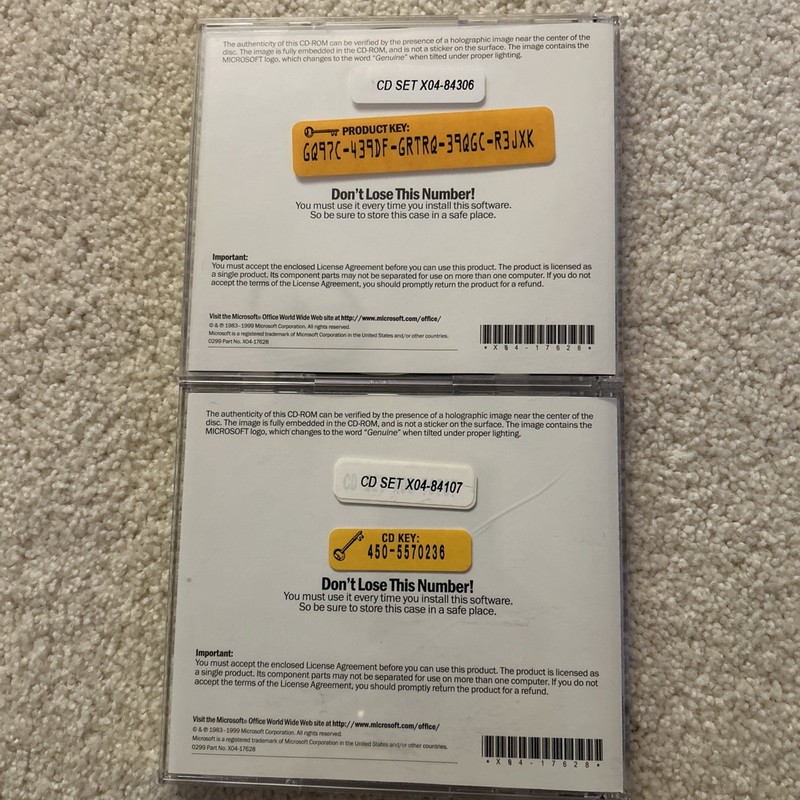 Microsoft Office 2000 Premium 4 CDs With Keys gallery