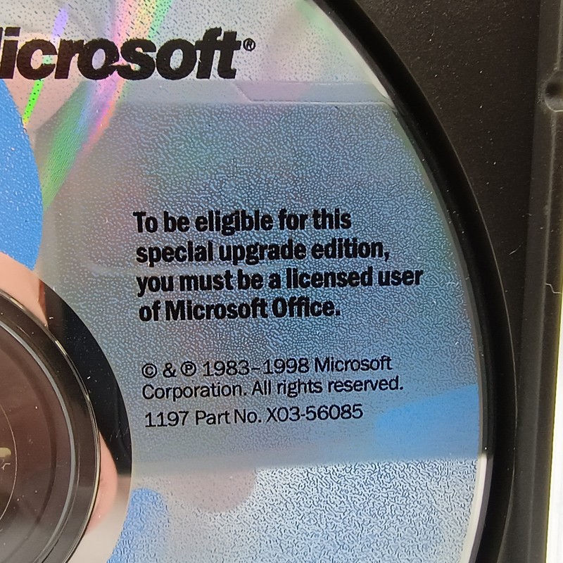 Microsoft Office 98 Macintosh Edition CD-ROM with CD Key Vintage Mac Software gallery