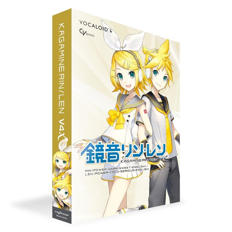 Vocaloid4 CRYPTON KAGAMINE RIN LEN V4X English Bundle DVD Software DTM Japan New