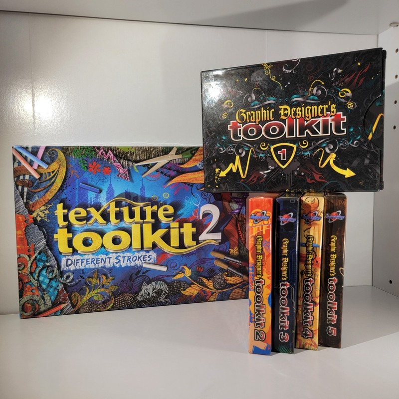 Digital Juice Graphic Designer’s Toolkit 1 2 3 4 5 and Texture Toolkit 2