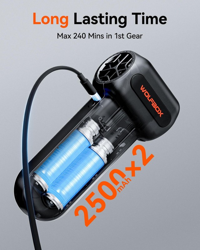 Wolfbox Mf60 Compressed Air Duster-110000Rpm Super Power Electric Air Duster gallery