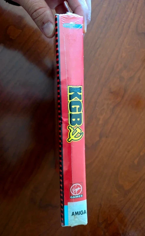 KGB Amiga Big Box sealed game computer vintage portuguese vintage gallery