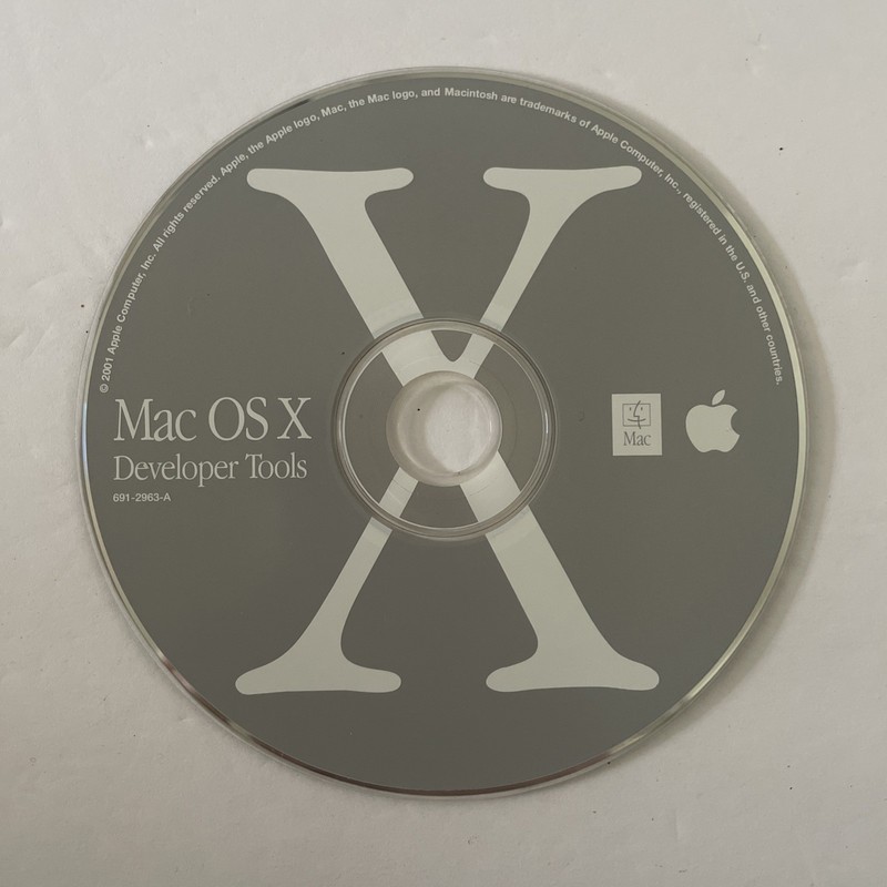Mac OS X Developer Tools CD December 2001 691-2963-A