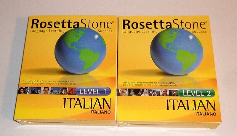 Rosetta Stone, Italian, Levels 1 and 2 No Headphones