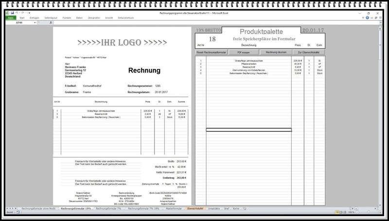 Invoice Program 4 Forms All Tax Rates Invoice Software Customer Database gallery