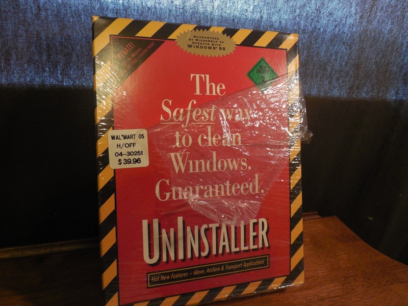 1995 UNINSTALLER 3 WITH BIG BOX MANUAL & DISKS FREE SHIPPING gallery