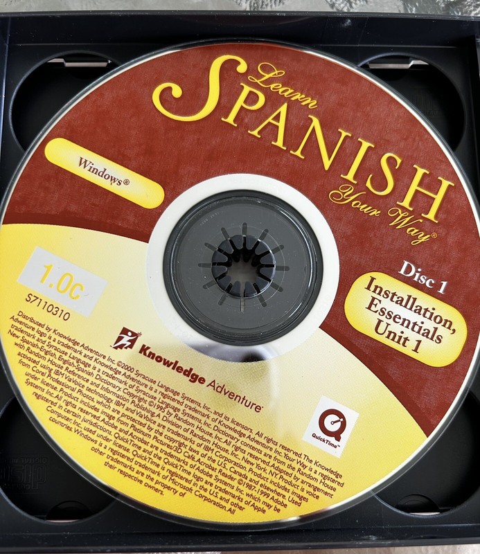 Learn Spanish Your Way Audio 3 CD Set Windows 2000/98/95 Speaking Vocabulary gallery