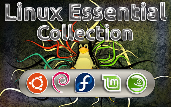 LINUX ESSENTIAL COLLECTION 5 Full Operating Systems