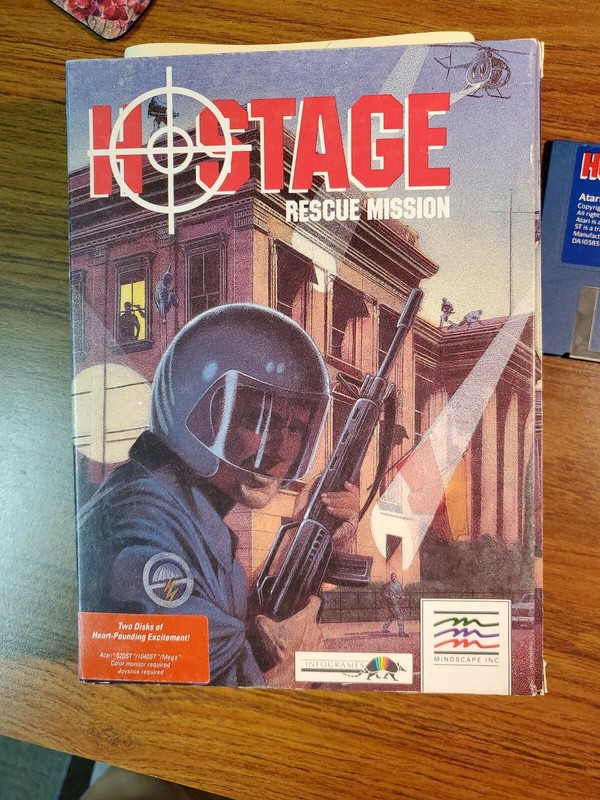 Hostage Rescue Mission Atari St with briefing booklet gallery