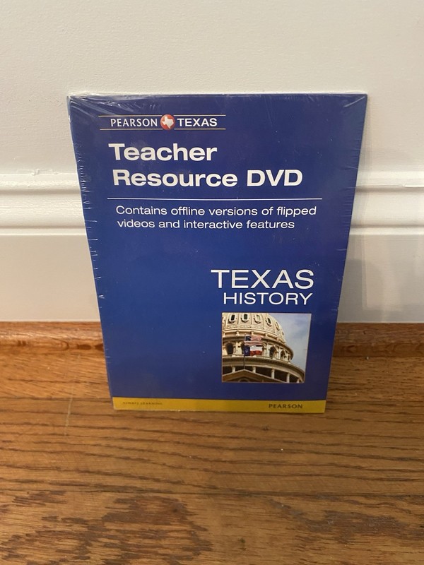TEXAS Teacher Resource DVD Texas History Pearson NEW Sealed Rare World