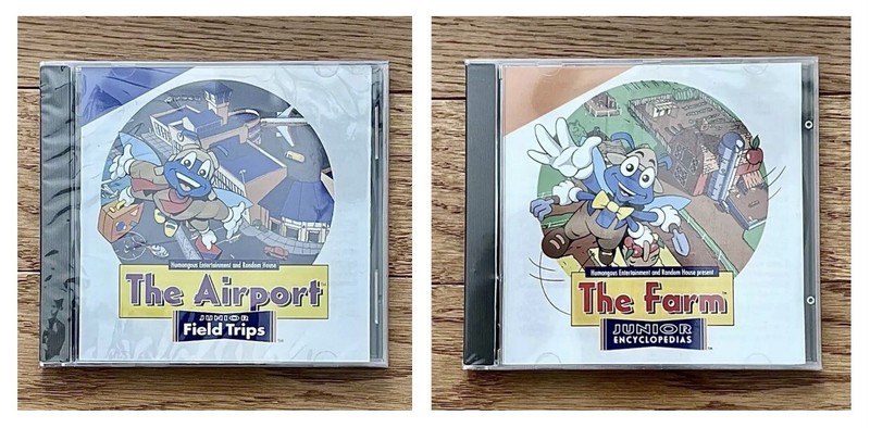 The Airport-Junior Field Trips, The Farm-Junior Encyclopedias. Two PC Games NEW!