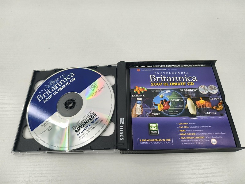 Encyclopedia Britannica 2007 Ultimate CD 6 Disc Set Win Mac XP 2000 Reference gallery