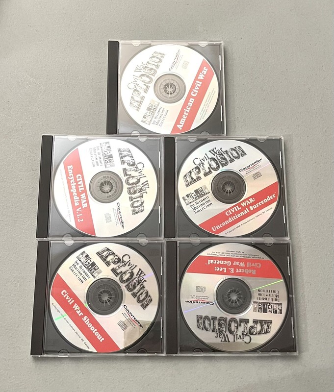Civil War Explosion Game Set PC 5 CD Mega Set Complete gallery