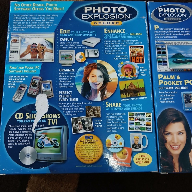 2 SEALED Photo Explosion Deluxe 2.0 - PC - Digital Photo Studio Deluxe 4-CDs gallery