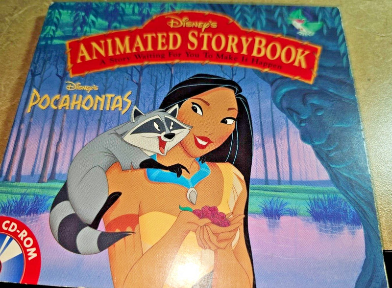 Disney POCAHONTAS win/mac ANIMATED STORYBOOK rated e PC-CD ROM