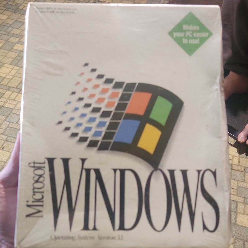 Microsoft Windows 3.1 Operating System CD English for MS-DOS MPN 050-03111